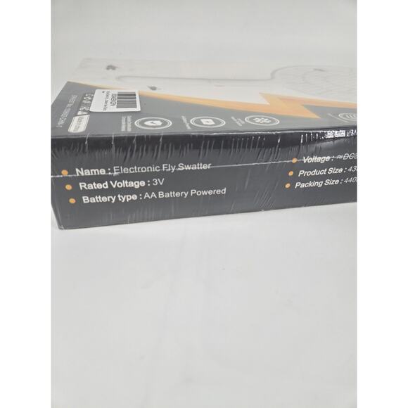 YsChois Electric Fly Swatter Bug Zapper Mosquito Zapper Racket White NEW In Box - Picture 5 of 11